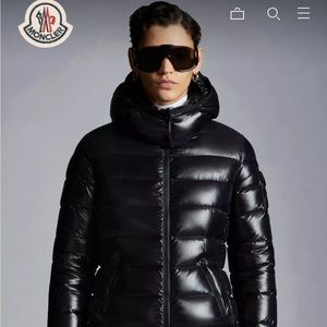 Moncler black Bady jacket shirt NWT